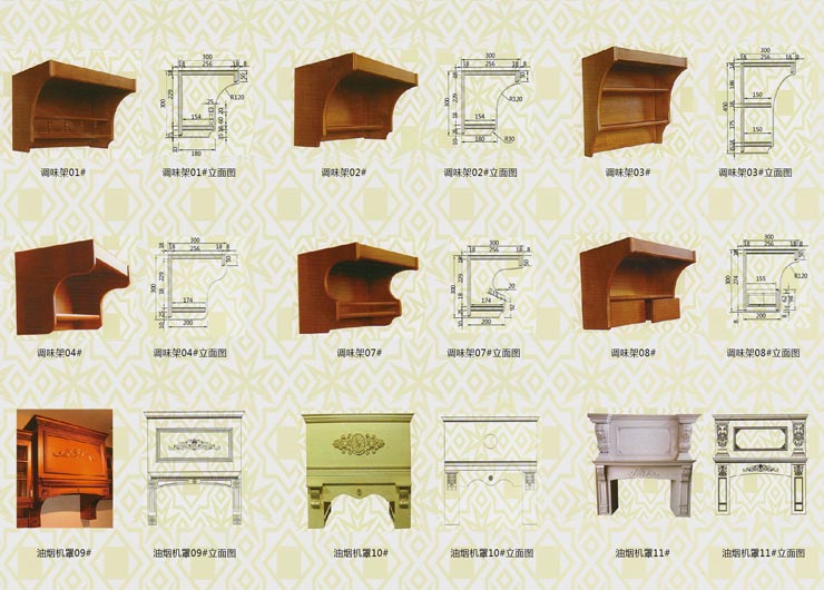 調(diào)味架油煙機(jī)罩系列